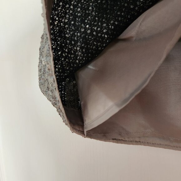 Esprit Gold Sequins Mini Skirt - Size 6 - Picture 6 of 10
